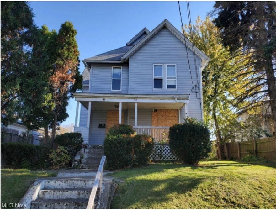 Great addition to a rental portfolio or a flip.  Needs total renovation.  Can be a duplex.  Very nice wood accent pieces throughout.   Furnace age 11/17.  No HWH.  Appliance condition unknown.  A group showing will be scheduled for Monday, March 4 at 1:00pm.  Similar to this property, another property is available.  MLS # 5020124