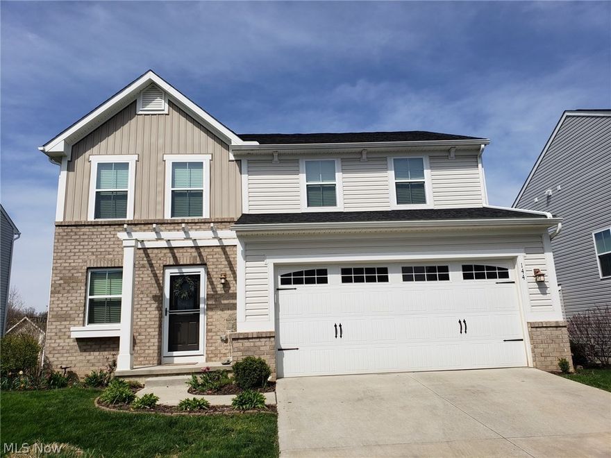 As you enter this energy efficient home built in 2011, you will quickly see it is well maintained and move-in ready. The open floor plan flows from room to room as over sized windows bring in plenty of light. The kitchen has a walk in pantry, new Bosch dishwasher (2016), and upgraded lighting fixtures. As you pass through the sliding glass door in the dining area, you will come upon the expansive 16x27 Ft. deck, that will provide a warm weather retreat. The living room fireplace and attached Bose speakers will make movie night warm and comfortable. The recently replaced carpet(2017) adds a tasteful neutral color palate. The finished basement adds another 459 square feet of living space and features a half bath, plenty of storage cabinets/closets, and a wet bar with granite counter top, perfect for entertaining. The spacious master bedroom has a walk in closet and master bath. The laundry is on the second floor, close to all bedrooms and baths. This home is located near the metro park,