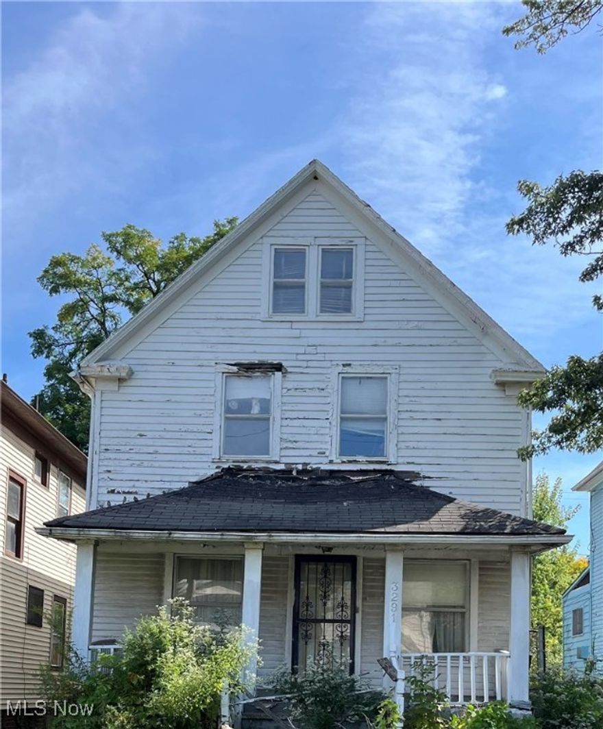 ATTENTION INVESTORS!!!!  This one needs a full rehab to bring it back to life.  This would be a great fix and flip for this neighborhood.  This is being sold AS IS, including all the contents.  Convenient location, near downtown Cleveland, University Circle, freeway access and Luke Easter Park just down the street.