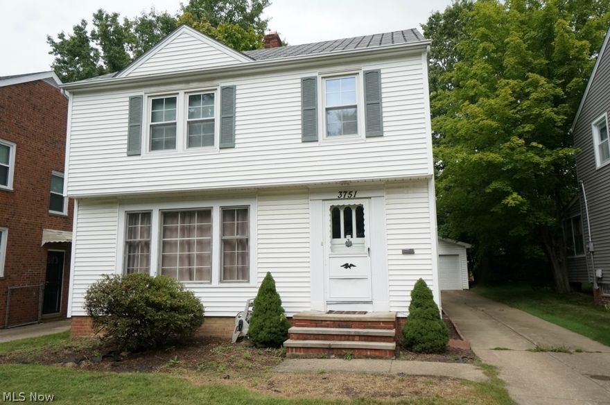 Great Value on this South Euclid Colonial! Spacious Living and Dining Room. Updated Eat-in Kitchen. Covered Back Porch off of Dining Room. 1/2 Bath on 1st. Partially Finished Lower Level. Three Bedrooms on 2nd w/ Large Master w/ Double Closets. Updated Full Bath. Open Porch off of Rear Bedroom Overlooking Backyard. Waterproofed Basement, Newer Roof & Windows, Newer Water Heater, & Electrical. Vinyl Siding, Two Car Garage, and Concrete Driveway. Call for Your Private Showing Today!