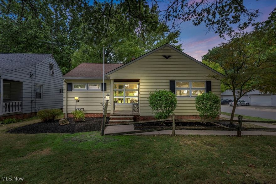 Updated throughout to be your new home. Crisp ‘n clean kitchen with quartz counters, stainless appliances, white shaker cabinets, LED lights, luxury vinyl flooring and vinyl windows. updated bathroom and partially finished basement, and one car garage. 1024 Square feet in the basement