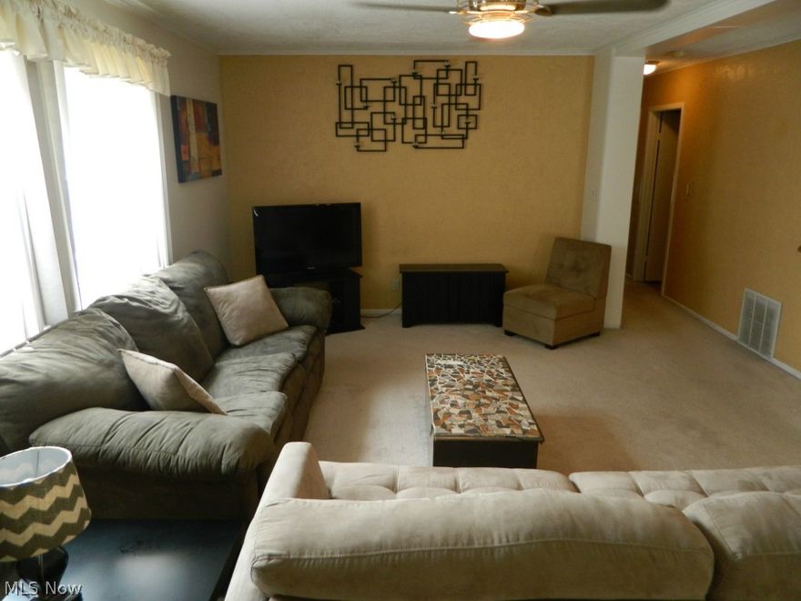 2 Bedroom, 1 bath move in condition condominium at Fairway Villa. This unit offers newer windows and water heater. All appliances to remain, included stackable washer and dryer on main level. 1 car enclosed detached garage. Condo has very nice breakfast bar between kitchen and living room. Ceiling fans with remote control in both bedrooms and living room. With an affordable monthly association fee of $150, you can enjoy the private association maintained pool or playground. Both of which are located near this condo. The association also provides trash service. Schedule a private showing today!!