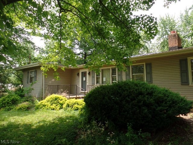 Cash only. Ranch with 3-possible 4 bdrms, 2 1/2 baths, living rm with fireplace, kitchen with eat in area, family rm that enters the sun rm. The basement is damp and has a fireplace also, with a half bath in the basement. 2 staircases to the basement. Home needs TLC, Make offer! Purchasing As Is. Electric is on.