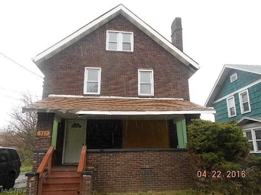 Large brick Colonial needing repairs. Some great hardwood built-ins and spacious rooms set the stage for the rehab of what could truly be a great home. Selling as is. Buyer will be responsible for all inspections and due diligence. Seller will make no repairs or concessions. Proof of funds with all offers.