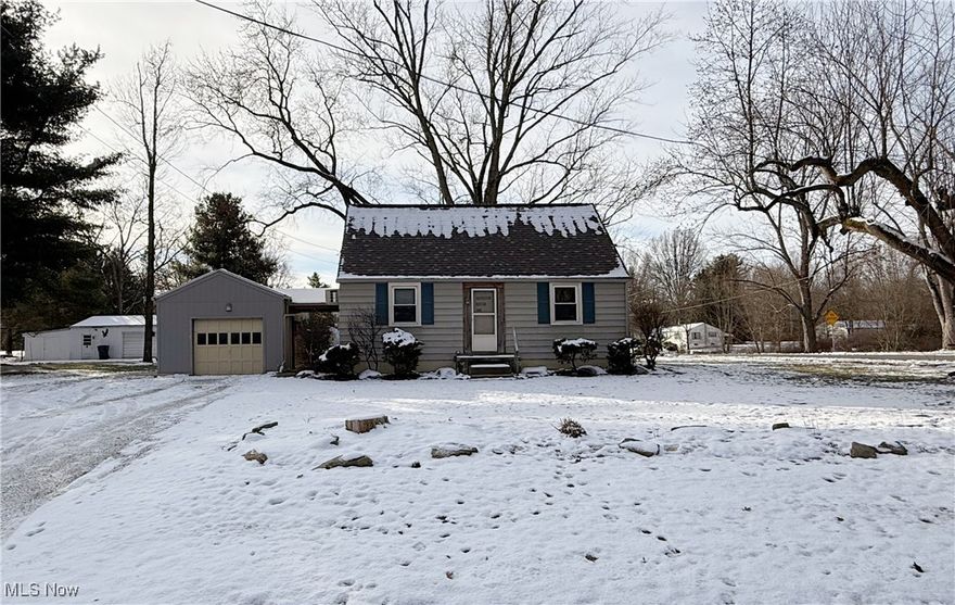 Move right in and start your next chapter in this 3-bedroom cape cod situated on a corner lot just under an acre. Features include a detached garage, original hardwood floors (ready to be refinished), vinyl tilt-in windows, and an updated bathroom. Located outside of town in the Alliance School District, this home offers extra space and a quieter setting while still being close to local amenities.