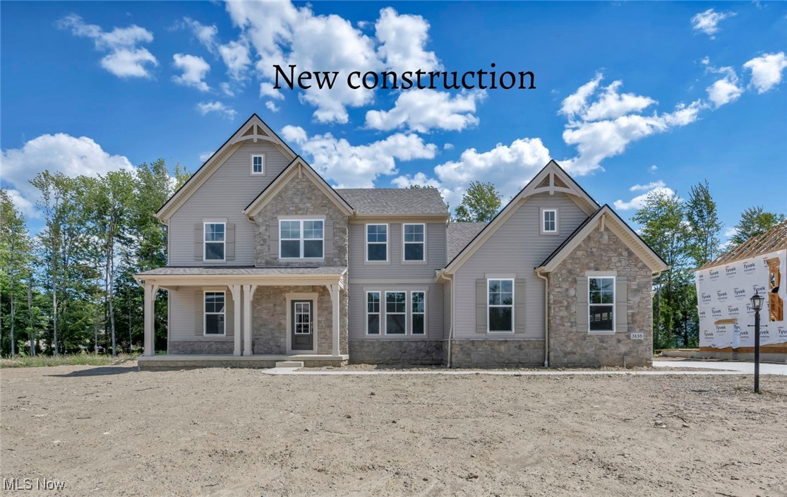 Under Construction: Spacious 5 Bedroom 2-Story Home Perfect for Entertaining! The Brennan provides exceptional living space in an elegant two story home. Upon entering the main foyer, you'll be greeted by a private home office with glass doors providing a great space for those work at home days. As you venture into the heart of the home, you'll discover a vaulted ceiling with beams in the family room and kitchen. The dining space opens to a covered porch. You'll appreciate having a working pantry located just off the kitchen. The luxurious first floor primary suite includes a luxurious bath with a walk-in shower, separate dual vanity sinks and a generous walk-in closet. On the opposite side of the central living area, a secluded first floor bedroom with an adjacent full bath is perfect for overnight guests. And the family foyer with adjoining main floor laundry room will keep your personal items organized and out of sight. The second level features two additional bedrooms, a full bath and a loft, while the lower level showcases a spacious recreation room, bedroom w/ egress window and closet and a full bath. Some photos are for illustration purposes.