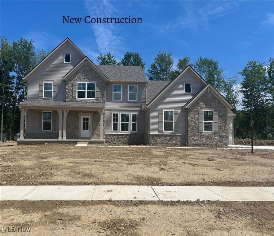 Under Construction: Spacious 5 Bedroom 2-Story Home Perfect for Entertaining! The Brennan provides exceptional living space in an elegant two story home. Upon entering the main foyer, you'll be greeted by a private home office with glass doors providing a great space for those work at home days. As you venture into the heart of the home, you'll discover a vaulted ceiling with beams in the family room and kitchen. The dining space opens to a covered porch. You'll appreciate having a working pantry located just off the kitchen. The luxurious first floor primary suite includes a luxurious bath with a walk-in shower, separate dual vanity sinks and a generous walk-in closet. On the opposite side of the central living area, a secluded first floor bedroom with an adjacent full bath is perfect for overnight guests. And the family foyer with adjoining main floor laundry room will keep your personal items organized and out of sight. The second level features two additional bedrooms, a full bath and a loft, while the lower level showcases a spacious recreation room, bedroom w/ egress window and closet and a full bath. Some photos are for illustration purposes.