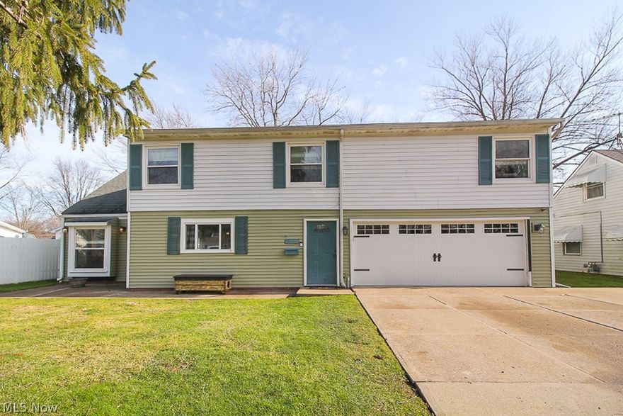 Check out this newly updated 4 bed 1.5 bath home with a large 2 car garage. When you enter through the front door you will be greeted with an open floor plan of the living and dining room with views of the back yard and rear deck. Kitchen offers views of the front yard and large oversized driveway, first floor also has the a bathroom, small office nook and laundry room. Upstairs has new carpet throughout all 4 bedrooms with the large master bedroom being at the end of the hall. All appliances stay, photos will be uploaded on friday 1/15/21. This wont last long so set up your showing today!