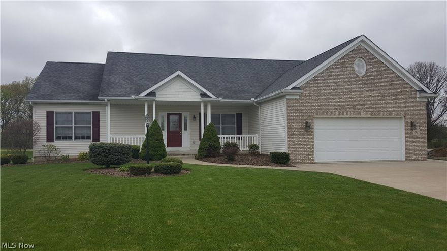 This sprawling ranch is located in cul de sac within Augusta Lakes, backing up to The Legends Golf Course. This split bedroom design offers an open floor plan with vaulted ceilings. Large living room with gas fireplace. Oak kitchen with tons of cabinets and countertop space. Dining room with trey ceiling. First floor laundry. A master bedroom with large walk in closet and attached master bath. Two additional bedrooms that are generously sized and an additional bathroom with separate walk in shower and soaking tub. The finished walk out lower level has a possible 4th bedroom, an additional full bath, another gas fireplace, and a wet bar. Tons of storage including double doors large enough to pull in a golf cart. Tons of possibilities and so much space in this desirable ranch.