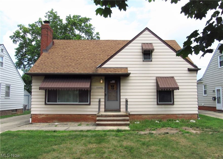 Be first or be sorry! Immediate possession! Four bedroom Cape Cod with an oversized two car garage. Within walking distance to the Metroparks multi purpose trail! Long time owners have pride here. Many "owner made" wood cabinets throughout! Eat-in kitchen with appliances staying. First floor laundry room. Dining room has built-in china cabinet. Living room has fireplace and built-in cabinets. Two bedrooms on first floor, two bedrooms on second floor and a nice nook for a home office! Hardwood floors. Tons of storage throughout. Extra wide driveway in backyard. Basement has recreation room, workshop, commode, original laundry room, storage and glass block windows. Add a gate and have a fenced yard. Glass block windows 2012. Windows 2011. Roof 2004. Includes one year home warranty!