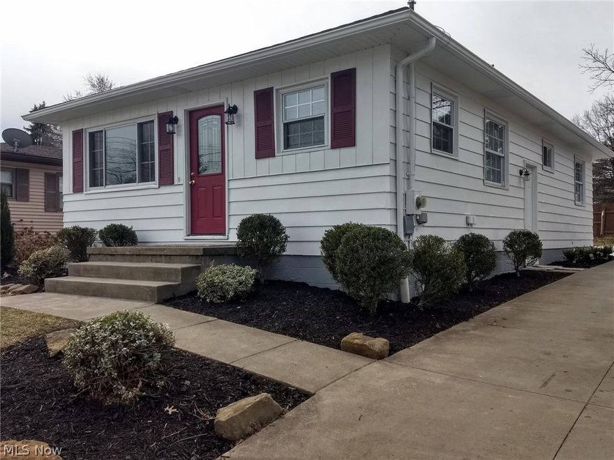 This stylish 3 bedroom/1 bath ranch has many updates including roof shingles, windows, new flooring, new lighting, new interior doors, remodeled bathroom, and remodeled kitchen with new appliances. The full basement features glass block windows, and could easily be finished into the perfect recreation area. This beautiful home is conveniently located close to essential retail, plus easy access to Interstate 76.