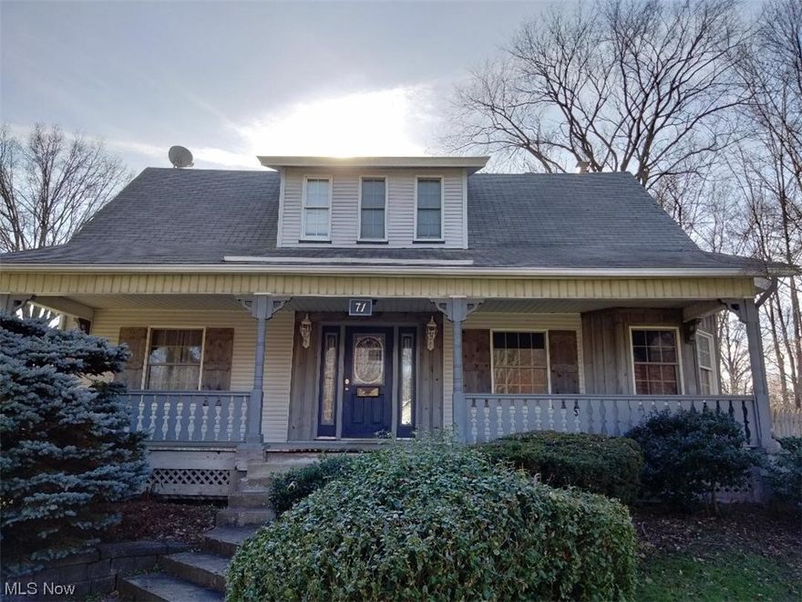 Come see this beautiful, spacious (almost 2000 sq foot) cabin-like retreat in the city with many updates.  Features beautiful unique kitchen with scenic views. House includes spacious bedroom with beamed ceilings and convenient full bath on the first floor. The second floor boasts a full bath, 2 additional bedrooms along with a large space currently used as a 4th bedroom. Garage that can hold up to 8 cars.  Gorgeous, private park-like setting featuring a walk-out deck and gazebo in the backyard.   
This home is sold as is. Come see if you would like to make this charming home your very own.