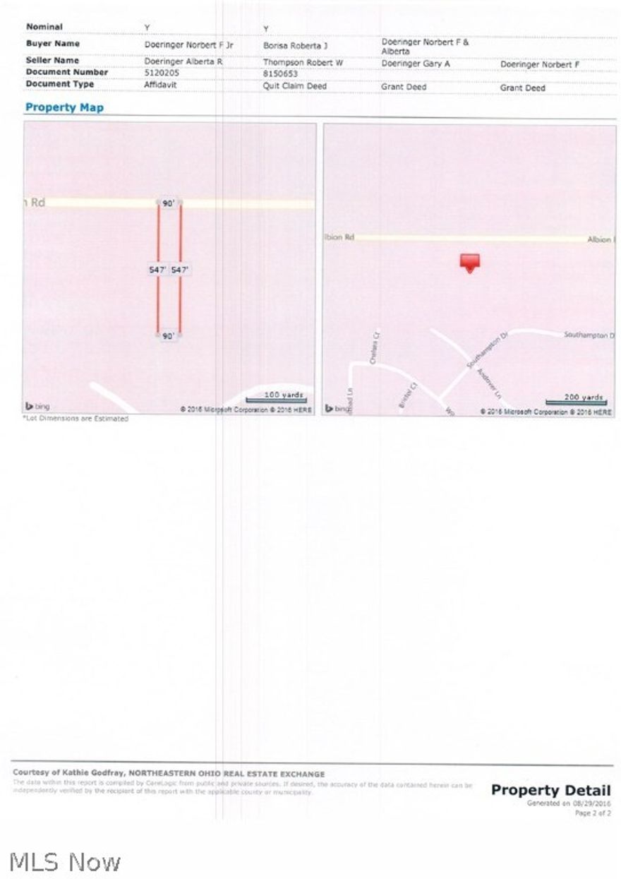 Great location with easy access to I-77 I-480, the airport, downtown Cleveland and Akron.
North Royalton  schools.
Private wooded 1.06 acre lot.
Residential buildable.