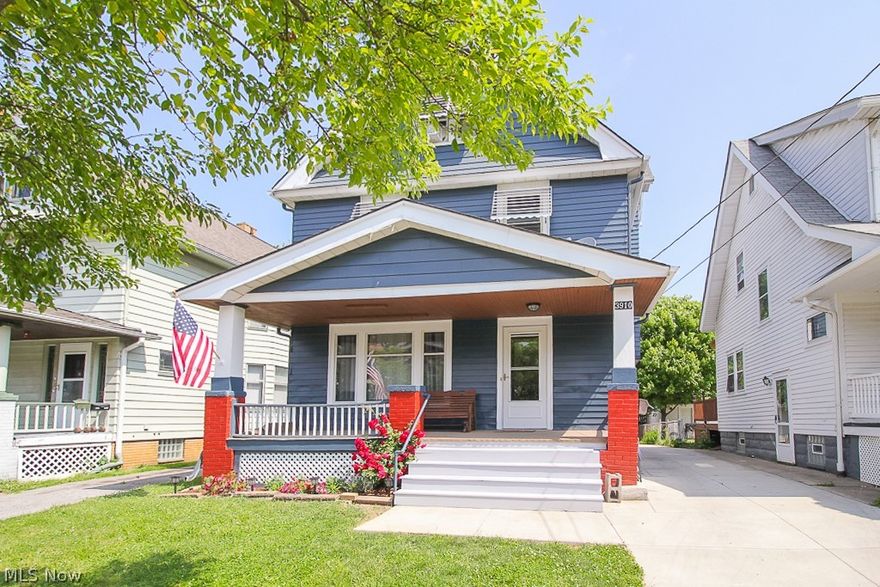 Cozy colonial where character abounds! Enter from the front into the spacious family room with beautiful woodwork, bright, large windows letting in natural light! Formal dining room has corner built in's and window seat, as well as shelves for storage. The kitchen was updated in 2011 with granite counter tops, tile & paint and has a large pantry for all your kitchen storage needs. A quaint mud room off the kitchen is a great place to kick off your shoes.  Upstairs you'll find 3 bedrooms, one of which is a large master bedroom. Full bath was renovated in 2019/2020. The attic has been refinished (2017) into a large living space, play room or can be used as a 4th bedroom! New windows in 2015, Driveway and sidewalk repaired in 2018, Front porch rebuilt in 2019, repainted and carpeted in 2020!  There's a 3/4 bath in the unfinished basement where there's also ample space for a workshop and storage. Upstairs has newer carpets (2017) in 2 bedrooms, and a porch off one of the bedrooms! Don't mi