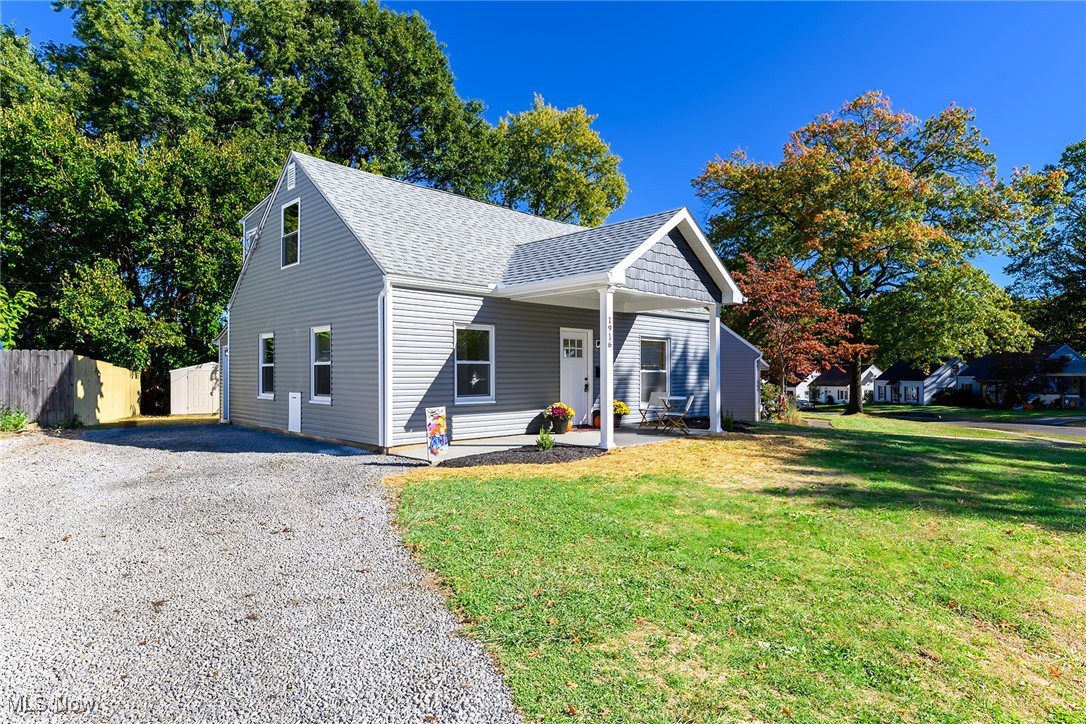 Absolute gem of a home in Cuyahoga Falls! This completely updated and open-concept cape offers 4 bedrooms and 2 full bathrooms. There's plenty of room here to spread out and entertain, or just enjoy the beautiful space to relax. The kitchen and dining area welcome you in from the charming front porch. Quartz counters, upgraded stainless steel appliances, and custom cabinetry make it feel special from the moment you enter. The space is bright and sunny with open sight lines from the front door to the back. Beyond the kitchen/dining area is a sunken family room with access to the backyard and patio. There are 2 bedrooms and a full bath on the first level, along with many lovely built-in features and accents. Upstairs are two large sun-filled bedrooms with walk-in closets and the second full bath. The back patio offers a cozy and secluded space to enjoy the shaded yard, while the front porch allows you to enjoy the quiet neighborhood and view of the park. There is a convenient laundry/mudroom back entrance from the driveway as well.
Minutes from all of the conveniences that Cuyahoga Falls has to offer. Easy access to Rt. 8, The Front St District, and Chapel Hill, as well as Downtown Akron and the many nearby parks and attractions. Schedule your showing today, this one will not last long!