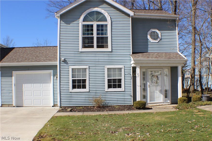 Come visit this cozy townhouse located in Northfield. This home features a nice open floor plan, offering a bedroom/office, half bath, living room, kitchen, eat in area and laundry on the first floor. The second floor hosts two bedrooms a full bath and plenty of storage. The home has a one car attached drive. 

Home features some new updates and is move in ready