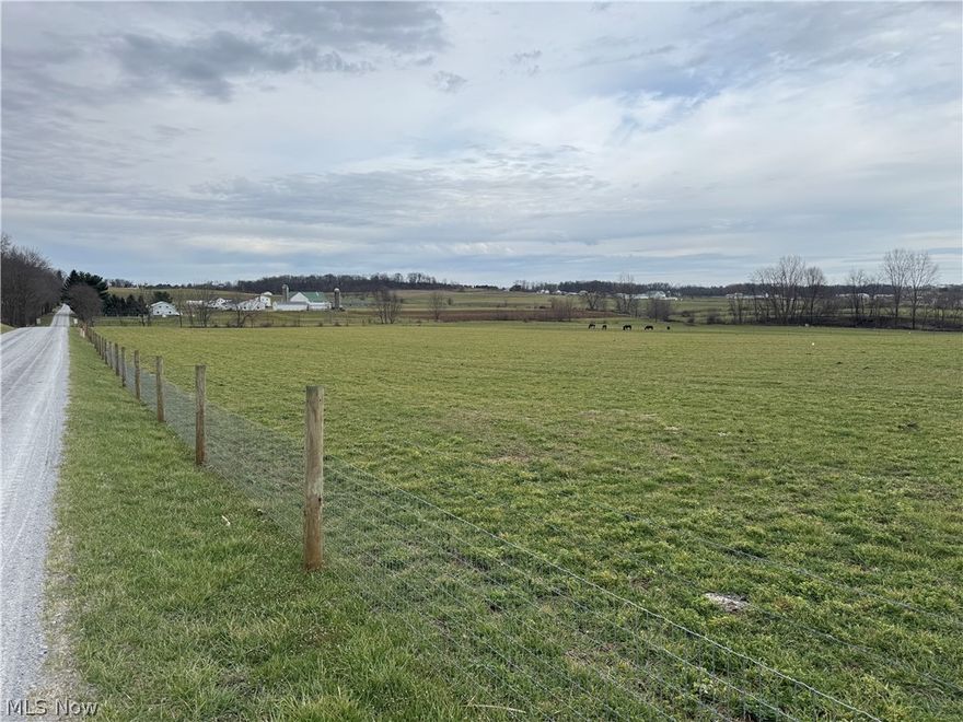 16.63 acres with superb building sites being sold at auction! In a prime location between Mount Hope and Fredericksburg. It has approx. 836’ total frontage on Township Road 613. 
5 parcels ranging from 1.8 to 6 acres each 
Parcel 5: 6  acres open land with creek, 302’ frontage on TR 613.