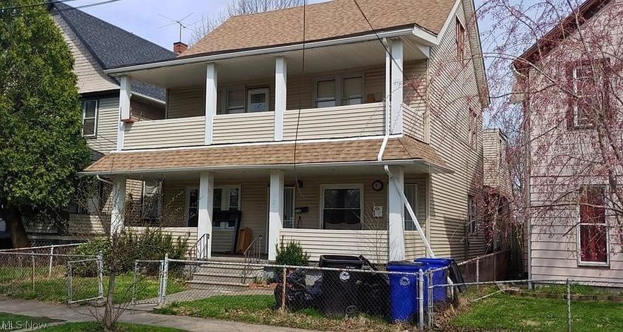 Get rich with Section 8. 1 vacant unit, 1 occupied unit being in A TON OF RENT. Email agent for rent roll & video tour along with complete investment analysis, drone footage, information on the mechanical systems of the building. Local & out of state investors welcome!