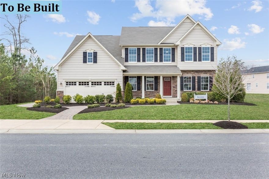 Don’t miss out!  This brand new colonial is located in the only new home community in Painesville Township offering wooded homesites & wooded cul-de-sac homesites with upscale architectural details-seconds to shopping, dining and daily conveniences! This home boasts over 3000 sqft, 9ft ceilings, open concept throughout the first floor and tons of space to grow. Enjoy cooking in your new dream kitchen with our signature morning room, stainless steel energy efficient GE appliances, gorgeous white cabinetry, gourmet island and pantry. The kitchen opens into a spacious family room-perfect for entertaining featuring a cozy fireplace. Other features of this home include; a private study and formal dining room; 4 bedrooms including a private owner’s suite featuring a large walk in closet, a luxurious owner’s bathroom with a soaking tub, walk in shower and double bowl vanity. In addition to all this space, you will find a huge bonus room to use as another media room or recreation room! Brand n