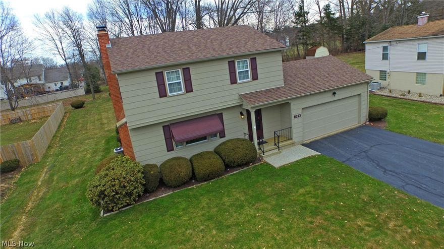 Beautifully maintained 3 bedroom home with 2 and a half bathrooms located near Howland Park!  Walk in to a welcoming living room with fireplace.  Kitchen with ample cabinet space and a formal dining room.  Sunroom makes a great addition to the home leading to a deck and patio for outdoor entertainment area overlooking a peaceful yard.  Shed in back yard for additional storage.  The basement is partially finished with full bathroom with nature stone floor.  Original hardwood flooring underneath all carpet.  A/C and furnace new in 2017 with transferrable warranty.  Newer windows.  All appliances stay.  Home warranty included!  Howland schools!  Call for a showing of this home today!