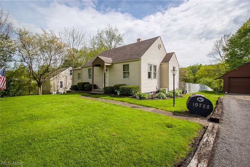 Affordable home in a great rural setting!  This easily maintained home features a fully applianced kitchen with room for a table, and living room with neutral decor and hardwood flooring.  This home could be used as a 2 bedroom with office or a 3 bedroom, with access to the master through bedroom 3.  The full bathroom has been updated with a tiled shower and new fixtures.  A full unfinished basement provides plenty of room for storage or could be finished to add additional living space.  You'll love the size of the lot, with over 3/4 of an acre!  A large area behind the house is fenced, making it a perfect place for kids or pets to play.  Additional storage is available in the 2 car garage.  Updates include septic system 2012, furnace 2013.   This is a perfect opportunity for those just starting out or wanting to downsize!
