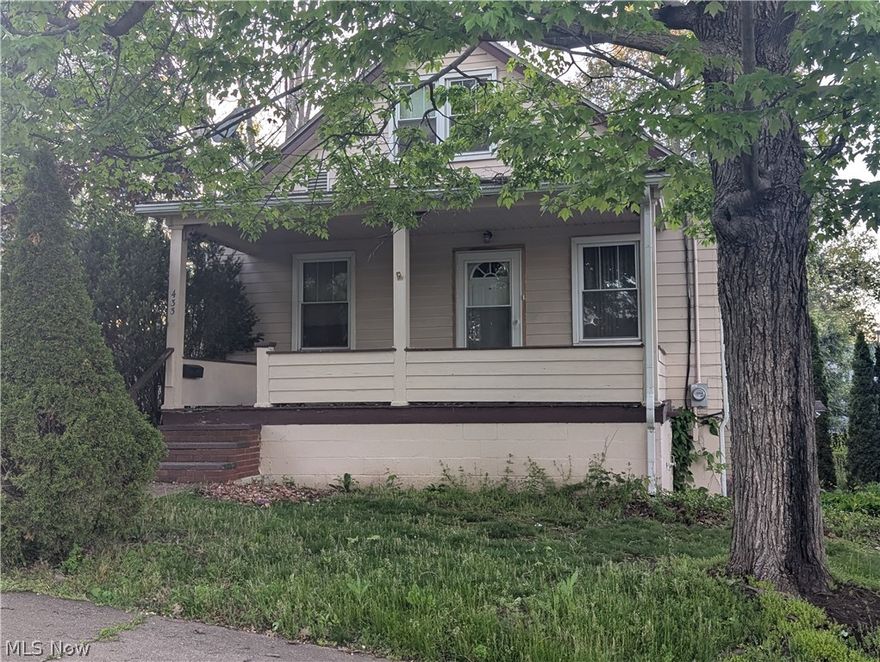 Charming bungalow featuring a welcoming front porch and flexible living potential. This 2-bedroom, 2 full bath home
offers two kitchens, providing the opportunity for separate living areas or added convenience. The property does
require some updates and TLC, making it a great opportunity for owner-occupants, investors, or those looking to add
value. Convenient layout with plenty of potential to make it your own. Property is being sold AS-IS, WHERE-IS. Seller
will not consider wholesale offers, rent-to-own agreements, or seller financing.