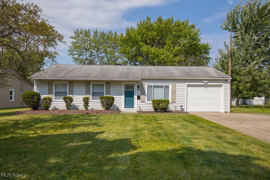 Come right into this move-in ready 3-bedroom, 1.5-bath ranch offering 1,169 sq. ft. of thoughtfully updated living space. From top to bottom, this home has been renovated with care and attention to detail—so you can enjoy modern comfort without lifting a finger. Inside, you’ll find brand-new LVP flooring (2022) flowing throughout, fresh interior paint (2025), all-new windows (March 2025) with blinds (July 2025), updated lighting and ceiling fans, plus new interior and exterior doors including the garage door and opener. The stylish kitchen features new cabinets, counters, and appliances (May 2025), while both bathrooms have been completely redone with new fixtures, tub, shower, and toilets, ect :)
Updated major mechanicals will give you peace of mind: gas furnace, water heater, and A/C all installed December 2021, with a fully updated electrical system ( 2021 and 2025). Even the attic has been cleaned, sanitized, and fitted with new blown-in insulation (July 2025).The attached garage adds convenience, and the single-floor layout makes everyday living a breeze. The large yard is perfect for enjoyment outdoors! Located in Bedford Heights, you’re close to schools, parks, shopping, and highway access.
All the big (and small) updates are already done—just move in and enjoy! Make sure you schedule your showing ASAP!