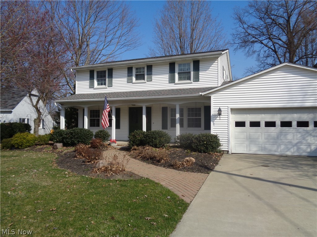 OMG!! A Breathless 4 Bedroom Colonial Home on Woodview Drive in Valley View Vermilion. 4 generous size Bedrooms and a Full Bath upstairs. An Enjoyable and Entertaining Kitchen, Formal Dining Room will seat a bunch, Comfortable and Spacious Living Room and a Cute and Cozy Cuddle-Up Fireplace in the Family Room for those cool nights. The back Yard Patio is priceless. When the flowers are in bloom its like walking thru a park. Partial Basement for additional storage or playroom. Front Porch for those relaxing summer evenings. Sidewalks. 2 car garage. Gas Heat. C/Air. Roof is less than 5 years. Windows replaced about 7 to 8 years ago. Hot Water Tank is around 5 yrs. Dream no more this house is priced to sell. You'll love the convenience of this home and neighborhood where you can cruise to shopping or zip to work with all main roads close by. Vermilion Schools are located in the Valley View area. City Pool in Valley View for all the families to enjoy during the summer months. You snooze o