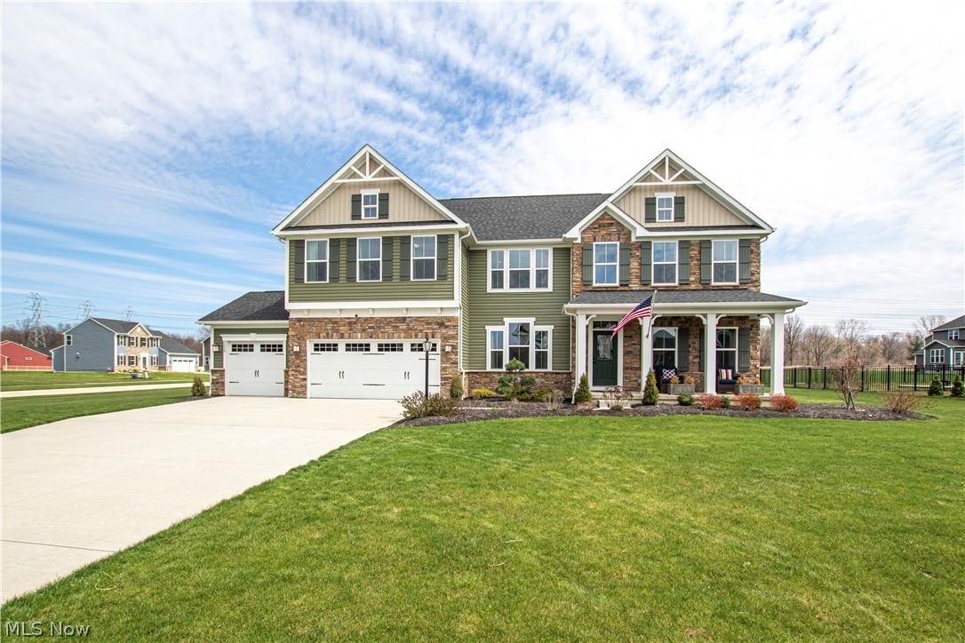 Welcome to 3049 Fairview Drive! This stunning custom home is just 3 years young, situated on a half-acre lot. Step into the grand, 2-story foyer with hardwood floors that span the entire main level. A formal living room to the left features wainscoting and crown molding. A study to the right offers French doors and could be converted to a bedroom. Make your way into the open-concept living room and kitchen, passing by a full bathroom. The spacious family room is the perfect spot for entertaining, and the eat-in area offers access to the deck through sliding doors. The kitchen features stainless steel appliances, new vent hood, 9 ft island, handmade Italian tile backsplash, granite counters, and a massive walk-in pantry. A mudroom completes the main level. Upstairs, notice a huge loft space overlooking the foyer. The master suite has a tray ceiling, 2 walk-in closets, a sitting area, and an ensuite with double vanity and a glass-surround shower. A guest suite off of the loft offers a wa