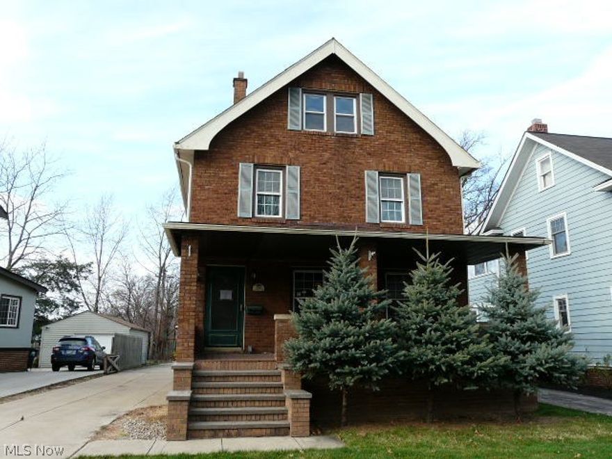 Large brick Lakewood colonial with 3 bedrooms, 1.1 bathrooms.  Four car tandem detached garage with it’s own electrical panel!  Lots of old world charm!  Great Value!  Owner Occupant bidding period through 1/11/16.  Not open to investors until 1/17/16.    Case # 412-563062. HUD Owned Property - sold AS-IS, ask your agent how to submit offer. Great Value! Buyer is responsible for due diligence + inquiry of all property information/condition. Buyer is responsible for cost/completion of any/all inspections and is to assume any/all violations.