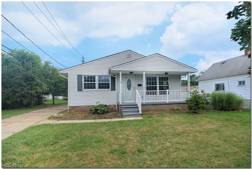 Lovely remodeled ranch, truly nothing to do here but move in.  Large and spacious dream kitchen with loads of granite counter tops, ceramic flooring and all new stainless steel appliances.  New carpet, central air, furnace and windows.  Finished basement is large and includes a separate room that also has carpet for office or child play area.  Nicely done full bath addition in basement for your enjoyment.  Great lighting throughout that just makes you feel at home.

Enjoy late nights on the front porch and nice size backyard great for entertaining.  All new just waiting on its new owner to love it.