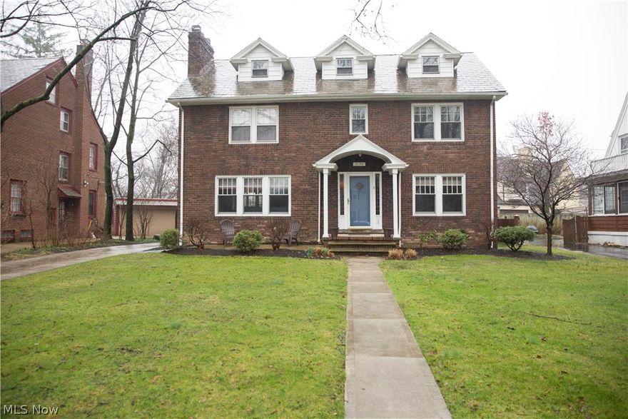 Stately Six-Bedroom, all Brick Shaker Heights Colonial, near Top Rated Onaway Elementary School.  The Stunning Interior features gleaming Hardwood Floors, newer Pella Windows, Crown Moldings, with Modern Traditional Decor. Welcome your guests in the Spacious Foyer, and enjoy gatherings in the formal, yet inviting first floor. Leaded glass windows brighten the first floor Study, creating the perfect space for productivity. There is a ton of potential in the kitchen which includes a Reverse Osmosis Water Treatment System. The second level boasts Four Bedrooms, updated bathroom, and Master Bedroom with its very own fireplace.  The third floor offers peaceful separation with two additional bedrooms and a full bathroom.  The partially finished basement serves as a comfortable family recreation room. Schedule your showings today, and start enjoying all the benefits of this beautiful community.