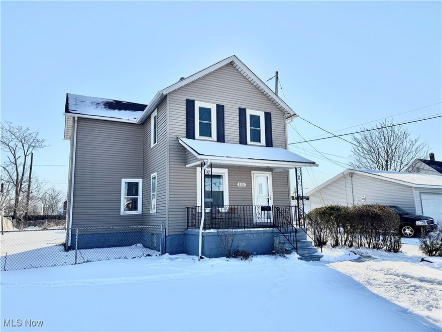 Don't miss out, this one won't last! Landlord/handyman special! 3 bedroom, but could easily be used as a 4 bedroom or 3 beds with bonus room. 2 full baths, one on each level, downstairs bath updated 2024. Lots of other great updates here, NEW AC & HW Tank 2024, NEW Carpet on stairs & upstairs 2025, Roof & siding 2014, some newer plumbing & Newer vinyl windows. Nice sized fenced in yard with 2 car detached garage & concrete driveway accessible from the side of the property. Bring your personal touches to this solid house and make it your home today!