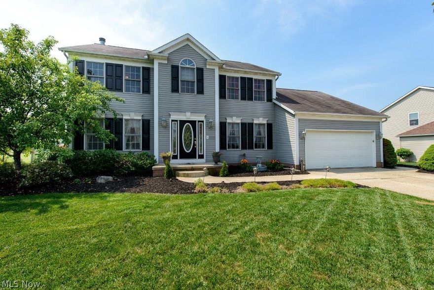 This one has it all! This 4 bedroom, 2 full bath and 2 half bath home has over 2,100 square feet PLUS an additional 726 square feet in the finished lower level! A fantastic home for entertainment with an inground pool, hot tub, pergola with bar area and deck...a must see to appreciate! The lower level is very nicely finished with large recreation room, half bath and office/den or fifth bedroom! The first floor offers a formal dining room, living room, great room with gas fireplace, laundry room and powder room. The kitchen has a large breakfast bar area, spacious dinette and plenty of storage. The master suite has vaulted ceilings, a large walk in closet, dual sinks and a jetted tub. The other 3 bedrooms are ample size and offer good closet space too. Whole house intercom system with radio! This home is a great value and in Marlington LSD! Call today for your private showing!