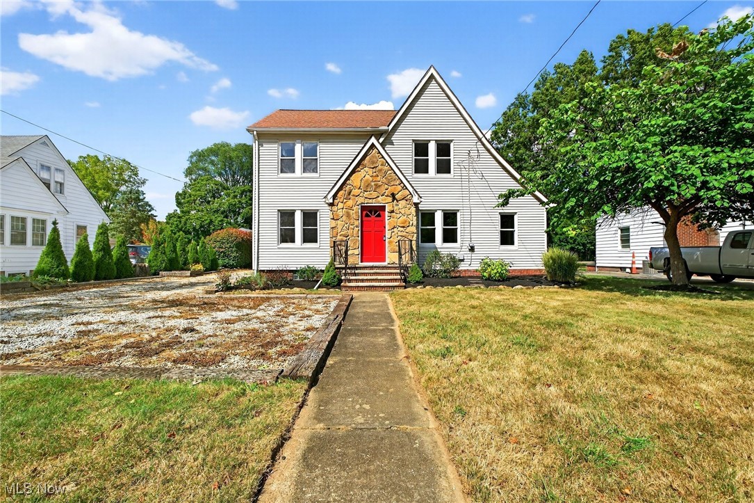 Classic and timeless describes this 4 bedroom 2 bathroom 3 car garage Colonial. Sitting on almost a 1/2 acre lot with Classic original details blended with some modern updates make this the perfect family home in Springfield Schools. So much living space including a traditional living room with fireplace, a side porch converted to a sitting room/office. An updated and spacious kitchen, featuring all new stainless steel appliances, and a formal dining room with beautiful hardwood flooring makes a perfect entertaining family space. A family room or kid hangout space flooded with so much natural light and a conveniently located half bathroom add so much flexibility and convenience. Up the stairs (accessed either from the kitchen or living room) to the 3 bedrooms and full bathroom. The largest of the 3 bedrooms is the large converted attic and has an attached office or possible 4th bedroom. The basement is clean and dry and houses the newer HVAC, HWT and Electrical Panel. The well and septic have been tested and repaired and will have a clean and passing point of sale inspection. Freshly landscaped and ready for new owner. Nothing to do but move in.