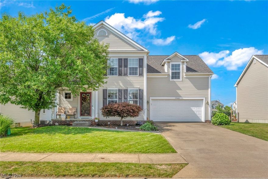 Introducing 37066 Chaddwyck Lane, North Ridgeville, OH 44039. This beautifully maintained residence offers a seamless blend of modern comfort and stylish finishes. Step inside to discover an open floor plan featuring a chef's kitchen with granite countertops, stainless steel appliances, and a center island. The family room, filled with natural light, boasts a cozy fireplace. Upstairs, you'll find four generously sized bedrooms, including a luxurious master suite with a spa-like bathroom and walk-in closet. The backyard offers a landscaped yard, patio, and ample space for outdoor enjoyment. Located in North Ridgeville, this home provides convenient access to shopping, dining, parks, and excellent schools. Commuting to Cleveland and neighboring cities is a breeze with nearby highways. Schedule a showing today at 37066 Chaddwyck Lane and discover the comfort, style, and convenience that await you. Water Heater Replaced (2023)