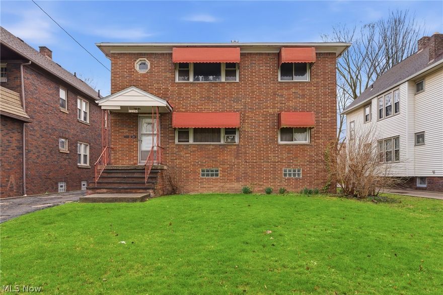 Don’t miss this incredible investment opportunity in Cleveland! This fully occupied duplex is the perfect addition to your portfolio, offering immediate rental income and the possibility of becoming a triplex. Basement level unit was being rented for $700/month and is fully functional ready for its next tenant. This one-bedroom unit is finished with LVP flooring, living room space, all new paint and a walk-in tile shower.
First and second floor units feature 2 spacious bedrooms and 1.5 bathrooms, providing comfortable living for tenants. The first-floor unit is finished with cozy carpeting, creating a warm and inviting atmosphere, while the second-floor unit showcases beautiful hardwood floors for a classic, timeless feel. Both units also feature an additional four-seasons rooms for extra living space.
Major mechanical updates have already been taken care of, including a newer roof, two newer furnaces, and three newer hot water tanks, giving you peace of mind and reducing near-term maintenance costs. Laundry access is found in the basement. 
Outside, you’ll find a detached two-car garage along with a driveway that offers additional off-street parking, an attractive feature for tenants.
This location provides proximity to Cleveland Clinic, Shaker Square and Cleveland's beautiful parks. 
Whether you’re a seasoned investor or just getting started, this property checks all the boxes: income-producing, well-maintained, and full of potential. Opportunities like this don’t last, schedule your showing today!