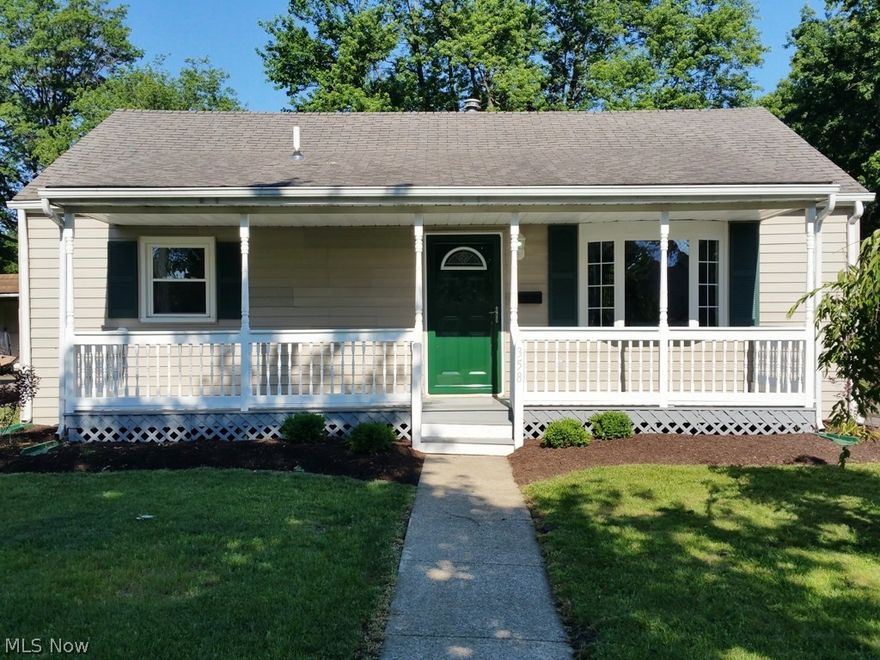Completely renovated inside and out. Fantastic buy, No maintenance or updates required for this beauty. Three bedroom ranch over a concrete crawl space has been amazingly and meticulously renovated and ready for occupancy immediately. Very few home like this one in the Elyria area, especially under $100,000 range. New kitchen including ceramic floors, cabinets, sink, garbage disposal, microwave, sink, cupboards, and counter tops including new LED light fixtures. New complete bathroom, floors and floor coverings, plumbing, and electrical and fixtures including a new panel. New utility room, water heater, front and rear entrance doors, and new ceilings. Newly refreshed front porch, all newer double hung, insulated, vinyl windows. Garage has quiet opener and 220V power available.