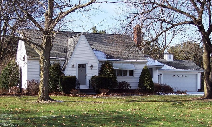 There is plenty of room to spread out in this 5BR, 4BA cape cod home featuring almost 3500 sq ft of living space.  The first floor contains an equipped birch kitchen with dinette area and formal dining room, living room with fireplace, master bedroom w/bath, and 5th bedroom or office.  Three large bedrooms and a full bath make up the second level.  The lower level offers a large family room w/woodburner, full kitchen, bath, and 20x23 laundry/work area with a convenient walk out leading to the patio and private spacious backyard.  All of this on a 1.3 acre city lot across from Orr Park and close to shopping!