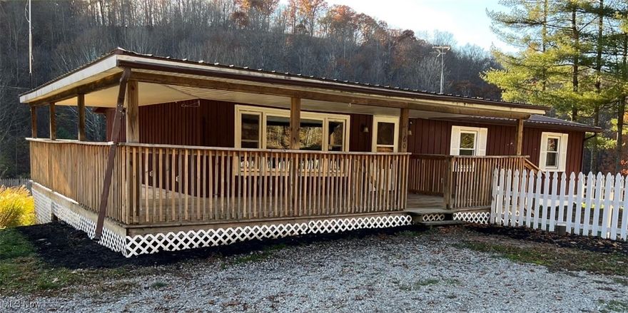 Come see this charming 4 bed 1.5 bath home that's situated on just over a half acre! A large wrap around covered front porch is the perfect place to entertain or to relax. The home features a spacious living room and an open kitchen/dinning room. Updates include new windows were installed throughout the main living level within the last three years and an added living area in the walk out basement. All this home is missing is your personal touch!