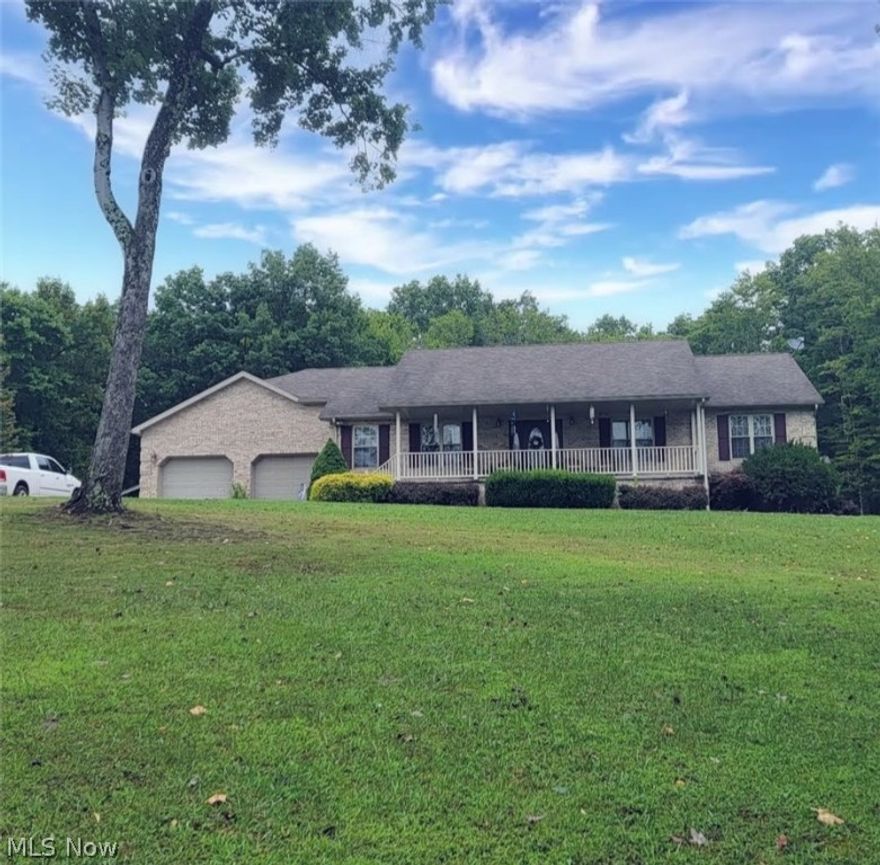 Introducing a property that is... the epitome of "Almost Heaven...West Virginia". This all brick ranch style home built in 2004 sits atop the hills on a sprawling 33.75 acres. The home features a secluded resort-like feel, great views, inground pool, pavilion, hot tub, riding trails, two stall attached garage with an additional detached garage with workshop and wide open sky views for fun in the sun and nighttime star gazing. This one is a MUST SEE. Call to schedule an appt today and grab a piece of WV heaven.