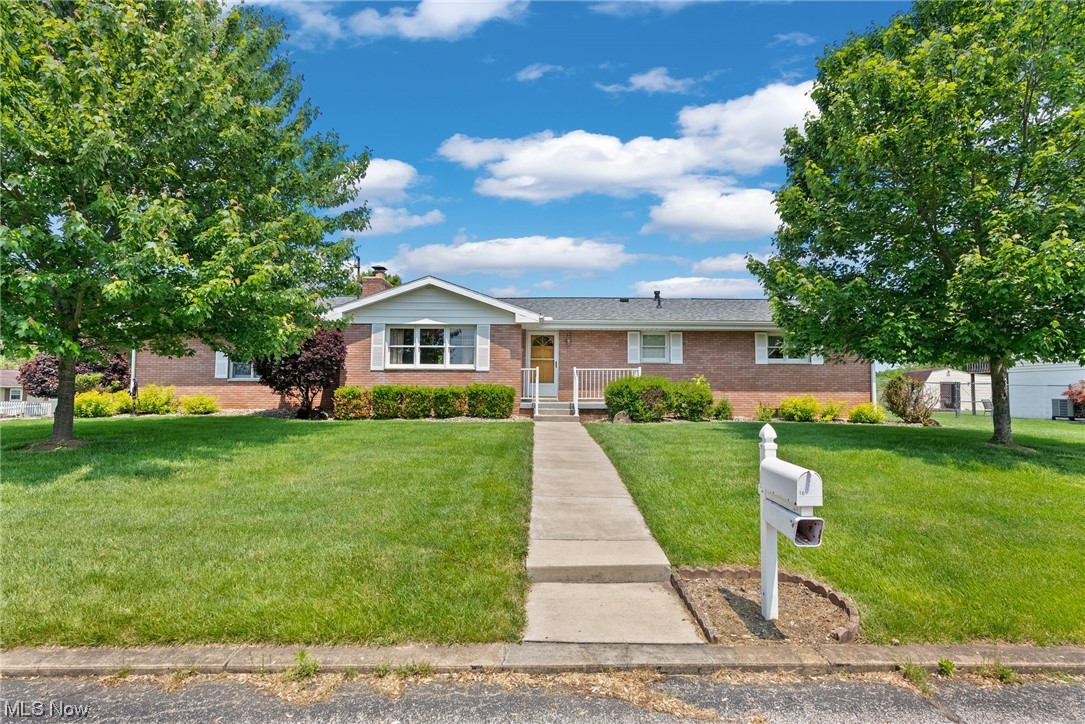 Very nice brick ranch with four main level bedrooms (possible 5th in the basement). Three full baths with an additional 1/2 bath attached to the Master bedroom. Nice quiet neighborhood. Great finished recreation areas in the full basement with additional space for hobby/craft or works out rooms. Large laundry/utility room with storage area.