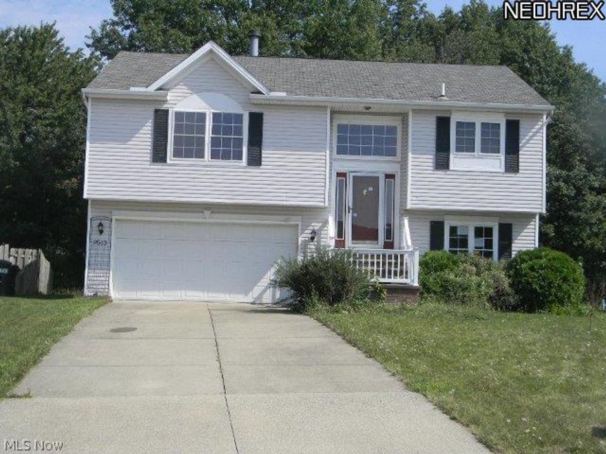 Welcome home to this nice bi level on a quiet cul de sac street in Olmsted Falls. Home features vaulted ceiling in the living room and kitchen. The kitchen is updated with cabinets and a built in wine rack. Backyard features a patio with swing and a deck off the dining room. Excellent opportunity. HUD Case # 412-619426. HUD Homes are sold as-is.  Please visit HUDHomeStore for additional details, availability or to view additional properties for sale.