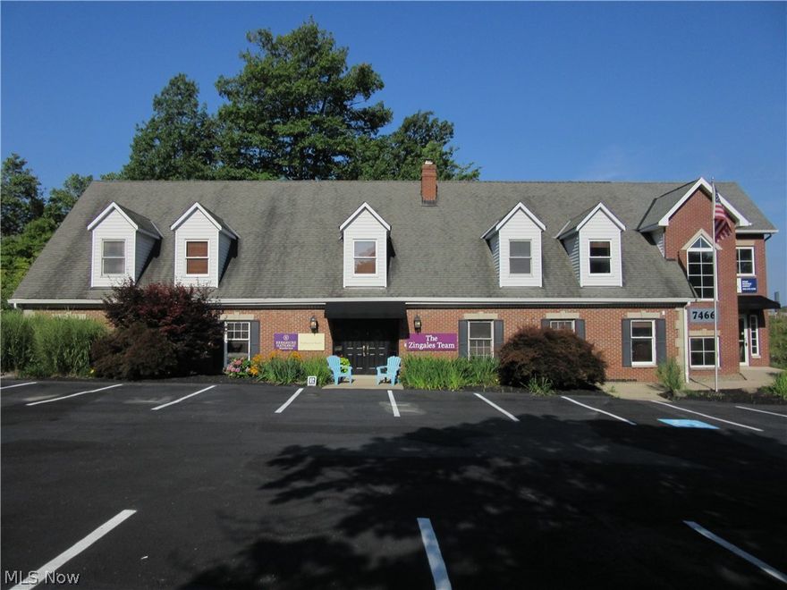 Office Space for Rent! Located in a desirable building on the second floor with elevator and wide staircase. Separate entrance from main level office. High visibility from I-90 and freeway exit. Zoned B1. Possible options include business offices such as Law, Accounting, Professional, Financial Institutions, etc. Endless possibilities! Fantastic location! Direct access to the freeway so on and off Route 44 and I 90 quickly!