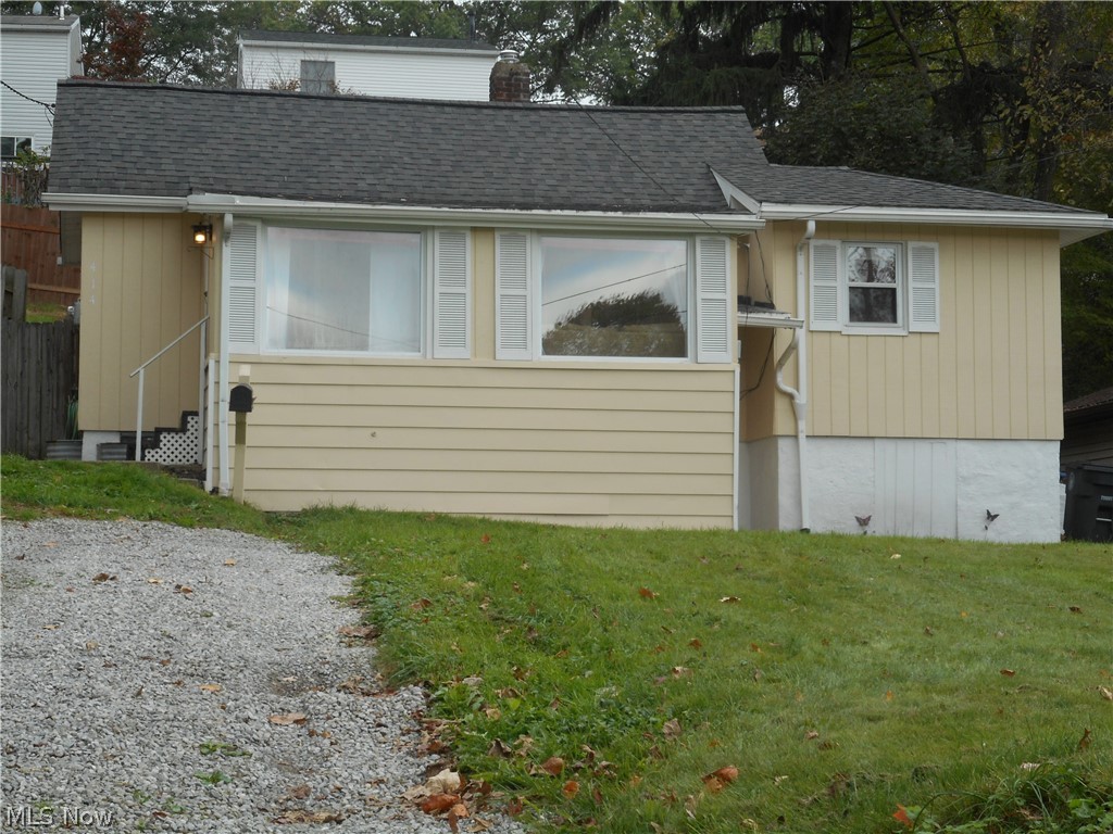 Adorable and updated home in Ellet Schools! Updates include: Kitchen, bathroom, carpeting, glass block windows in basement, tiled floors, back door, gutters, downspouts, fascia, driveway gravel. Roof (2013); furnace & hot water tank (2014). Deck off the kitchen, walk out from the basement. This home would also be an awesome investment.