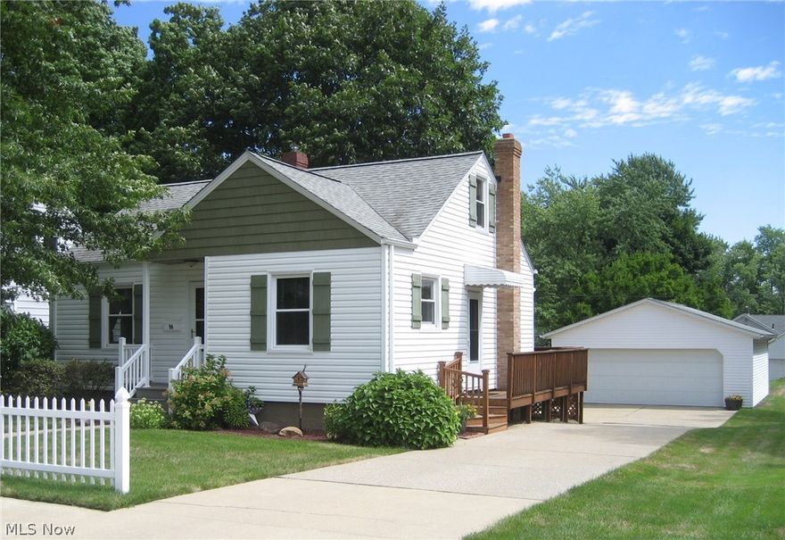 Immaculate, pride of ownership, well cared for, all describe this 3 bedroom, 1½ story home. Lovely remodeled kitchen and bath, replacement windows throughout. Finished basement with family room, 2nd bath and office/4th bedroom gives you additional living space. Many updates to the mechanical systems. Large deck for entertaining with natural gas line for your grill, no more propane tanks. Garage has overhead doors on front and back allowing for convenience with alley access.