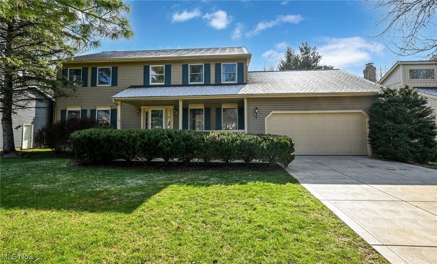 Beautifully renovated Colonial in highly desirable Solon. Welcome to this stunning and spacious colonial offering over 3,800 square feet of fully updated living space. With 4+ bedrooms and 3.5 bathrooms, this home is far larger than it appears and is truly move-in ready. Step into the inviting two-story foyer, where you’ll be greeted by warmth that sets the tone for the entire home. The first floor boasts a modern, renovated chef’s kitchen featuring newer stainless steel appliances, a wine fridge, an oversized island with seating, and sleek granite countertops, perfect for cooking and entertaining. Adjacent to the kitchen, the expansive family/great room spans the entire back of the home and features an updated wood-burning fireplace with a custom barn wood mantle, creating a inviting atmosphere. The main level also includes: Two dedicated office spaces, one of which is currently used as a fifth bedroom, a spacious game room (previously the formal dining room), a laundry/mudroom with convenient access to a dog run and a stylishly updated half bath. New hardwood floors and carpet throughout the home add a fresh, modern feel. Upstairs, you’ll find four generously sized bedrooms and two full baths, including a luxurious primary suite with a spa-inspired ensuite bath that has been completely renovated for your comfort and relaxation. The finished lower level offers an enormous recreation room, a mirrored gym, and a full bath. Plus, enjoy the 2023 modern electric sauna perfect for unwinding after a long day. Outside, a brand new deck overlooks the large, private backyard. Some of the additional recent updates include: New roof (2023), updated electrical throughout (2023), freshly painted (2023), newer driveway (2020) and a water filtration installed at the main (2020). This exceptional home combines modern upgrades with timeless charm and is ready for you to move in and enjoy. Schedule your private tour today!