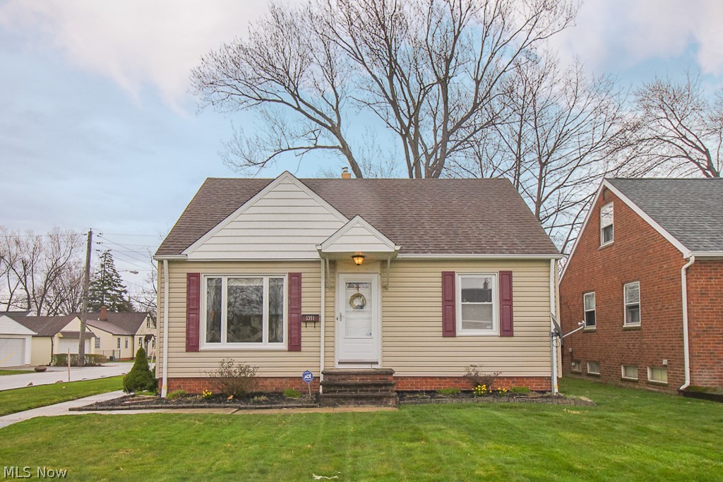 Spacious and inviting, this gorgeous bungalow awaits on a wonderful street in Mayfield Heights. The first level offers plenty of living space. The large eat-in kitchen is open to a bonus vaulted family room addition that is perfect for entertaining, a feature not many bungalows have. The owner's suite is located upstairs and is equipped with its own private full bathroom with a standing shower and two closets. Need even more space? This wonderful home features a full finished basement and a wonderful patio area! This property is worth a visit. Do not miss out on this beautiful gem!
