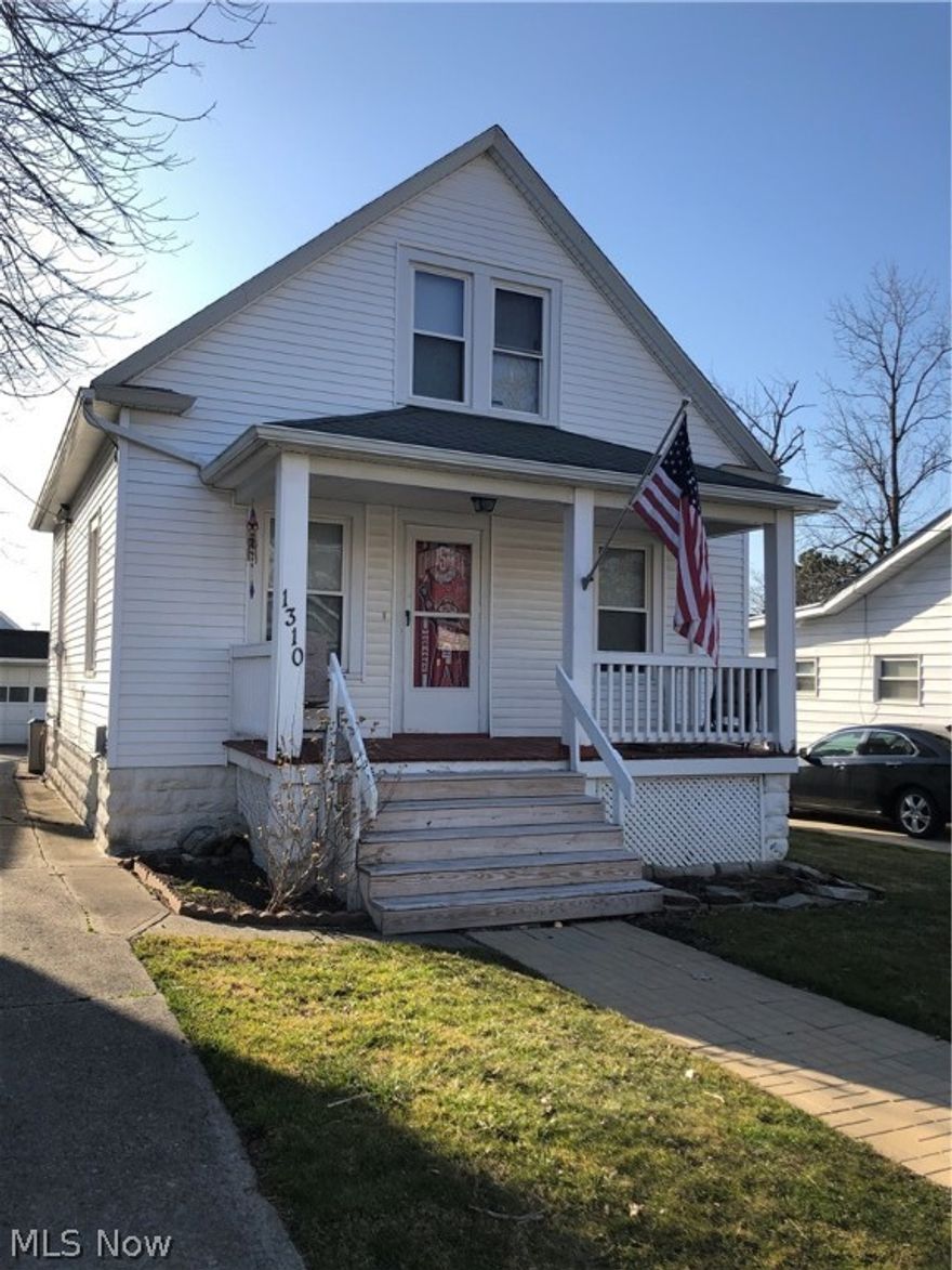 Welcome to this newly updated two bedroom home right around the corner from some of Rocky Rivers hottest shopping, and entertainment spots!  Updates include - new carpeting, fresh paint throughout, vinyl flooring in the kitchen, new stainless appliances stay. New vanity, lighting, & flooring in the bathroom.  Basement offers plenty of storage, and the washer & dryer stay!  In addition, enjoy relaxing on the front porch, and back deck.  The perfect house for anyone looking for a starter home, or a first floor bedroom need.  Great location, Great opportunity!  The seller is offering a home warranty.