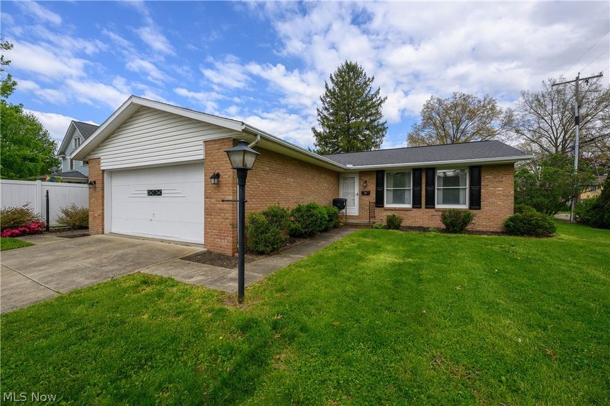 Welcome home to this charming 3 bedroom, 2 bath brick ranch offering comfort, functionality, and ease of living. Once inside, you’ll find a spacious, light-filled living area that flows seamlessly into the kitchen and dining space where the refrigerator, range, and dishwasher stay - perfect for everyday living or entertaining guests. The main level features three well-sized bedrooms and a full bath, while the partially finished basement adds valuable extra space—ideal for a family room or recreation area—along with a forth bedroom option and additional full bathroom for added convenience. Outside, enjoy a low-maintenance exterior, a two stall attached garage, and space for relaxing or hosting gatherings. HVAC 2016, Roof 2018. With its solid construction, versatile layout, and room to grow, this home is a fantastic opportunity for a wide range of buyers. Ideal location moments from schools, park and shopping. Immediate possession. Don’t miss your chance to make this inviting property your own! Schedule your private showing today!